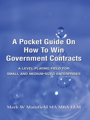 cover image of A Pocket Guide on How to Win Government Contracts